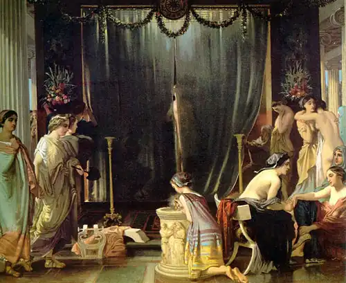 Zeuxis choisissant ses modèlesVictor Mottez, 1858,musée Condé, Chantilly.