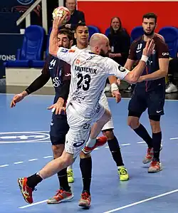 Avec Montpellier en 2018.