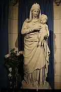 Vierge à l'Enfant Notre-Dame-de-toute l'Europe, anonyme, sans doute du XIXe&nbsp;siècle.