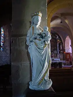 Vierge à l'Enfant du XVe&nbsp;siècle.