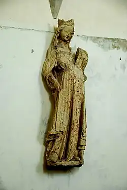 La vierge à l'enfant.