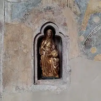 Vierge de la chapelle du Rosaire, Collégiale Saint-Cerneuf - Billom (63).