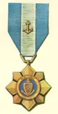 Médaille avec Ancre de bronze