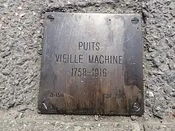 Puits Vieille Machine no&nbsp;1, 1758-1916.