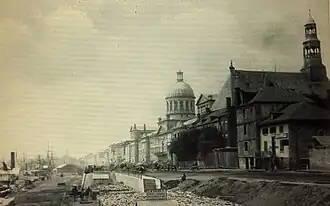 Rue de la Commune, depuis rue Berri, 1870