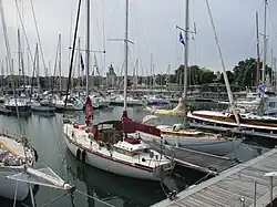 Actuel port de plaisance.