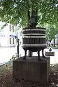 Vieux pressoir à vin à Zielona Góra