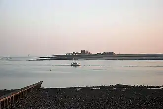 Vue depuis l'île de Piel