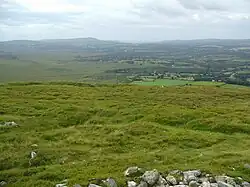 Vue des collines de Preseli, depuis les cairns.