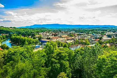 Český Těšín : vue générale.