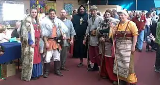 Un groupe de vikings à l'édition 2010 du festival.