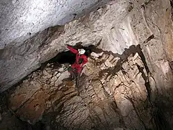 Intérieur de la grotte de Vilina (Vilina Pecina).