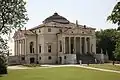 La villa Rotonda près de Vicence (Italie), œuvre de Palladio.