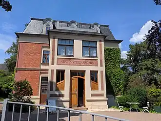 Façade des Nietzsche Archives de Weimar.