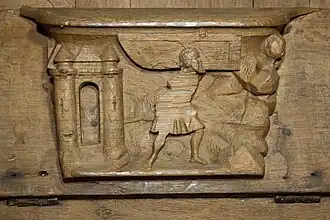 Samson transportant une porte.