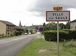L'ex-RN 397 à Ville-sur-Saulx.