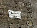 Route du Promeneux.