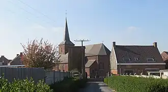 L'église Saint-Ghislain.
