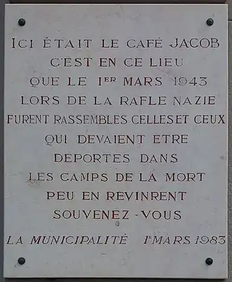 Image illustrative de l’article Rafle des Villeurbannais