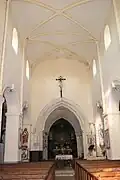 La nef de l'église.