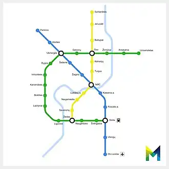 Image illustrative de l’article Métro de Vilnius