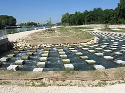 Barrage de la Grande-Bosse sur la Seine (2015).