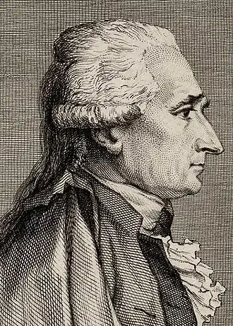 Portrait en noir et blanc d'un homme.