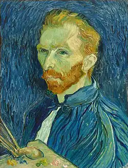 Vincent van Gogh, Autoportrait avec palette, August 1889
