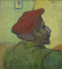 Portrait de Paul Gauguin par Vincent van Gogh.