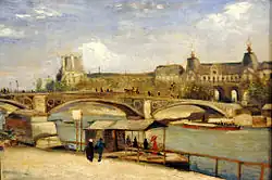 Le Pont du Carrousel et le Louvre, de Vincent Van Gogh