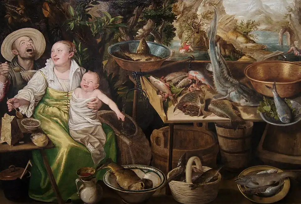 Les Poissonniers, 1579, musée municipal, La Roche-sur-Yon