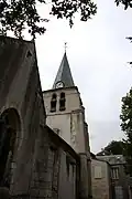 Élévation septentrionale, vue vers l'ouest.