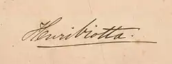 signature de Henri Viotta