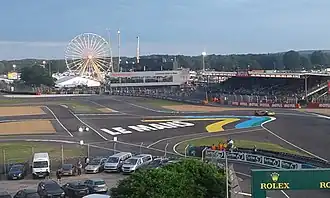 Circuit des 24 Heures du Mans.