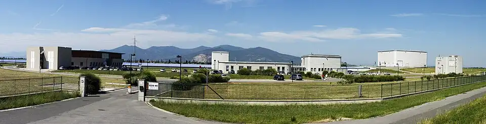 Panorama de l'entrée du site de Virgo.