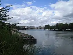 La Seine au niveau du port.