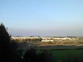 Vue sur Coria del Río depuis La Puebla del Río