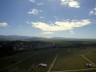 Vue du cerro Ceferino (cerro del Amor) dans la sierra de la Ventana.