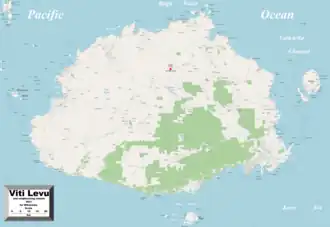Voir sur la carte administrative de Viti Levu