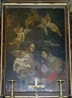 Vierge à l'Enfant peinte par Jean Picart.