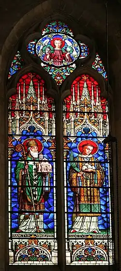 Saint Étienne et saint Virgile.