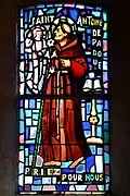 Nef : Saint-Antoine de Padoue.