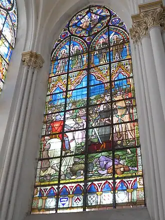 L'évêque de Beauvais Philippe de Dreux livre le comte de Salisbury à Jean de Nivelles, châtelain de Bruges.