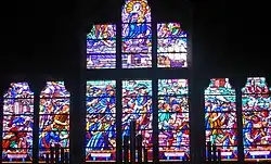 Vitrail de l'église.