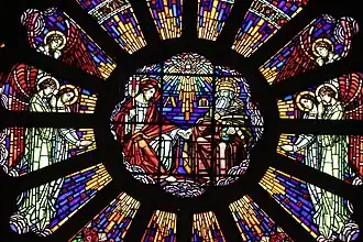 Église Saint-Gérand du Palais. Rosace.