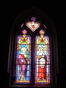 sainte Philomène, sainte Germaine.