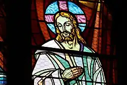 Église Saint-Gérand du Palais. Vitrail.