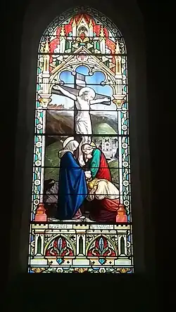 Vitrail de l'église.