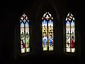vitraux de l'abside (détail)