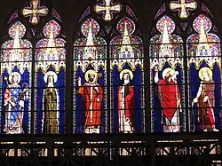 Les personnages du transept sud.